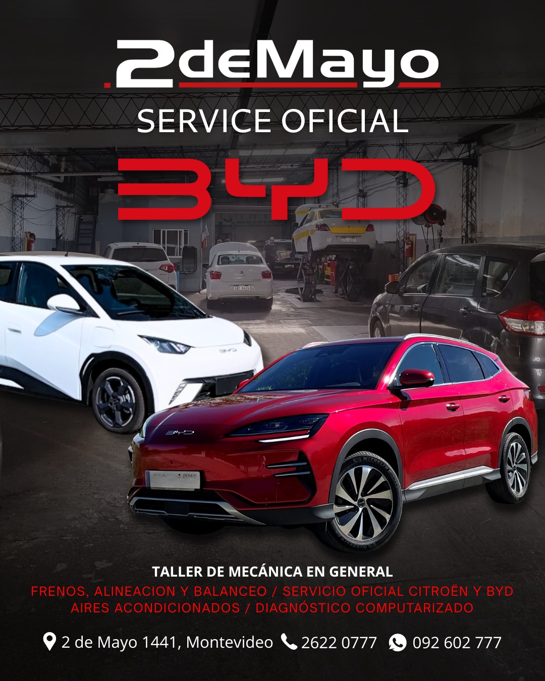 taller mecanico servicio oficial byd