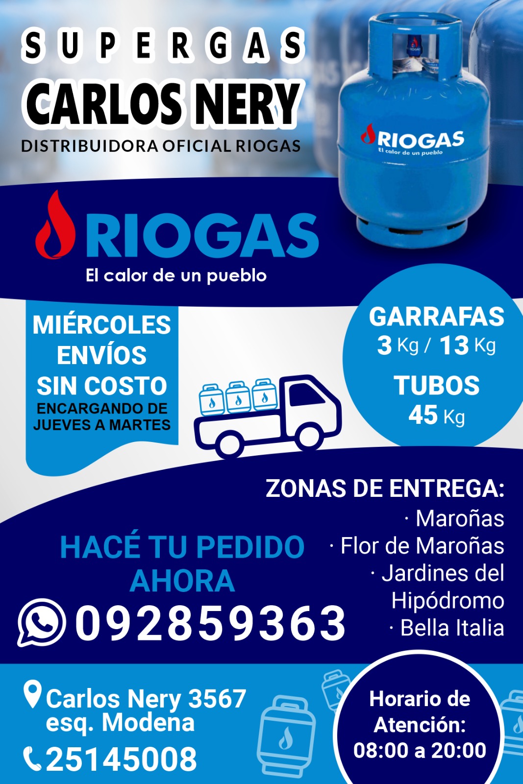 supergas carlos ney distribuidora oficial rio gas